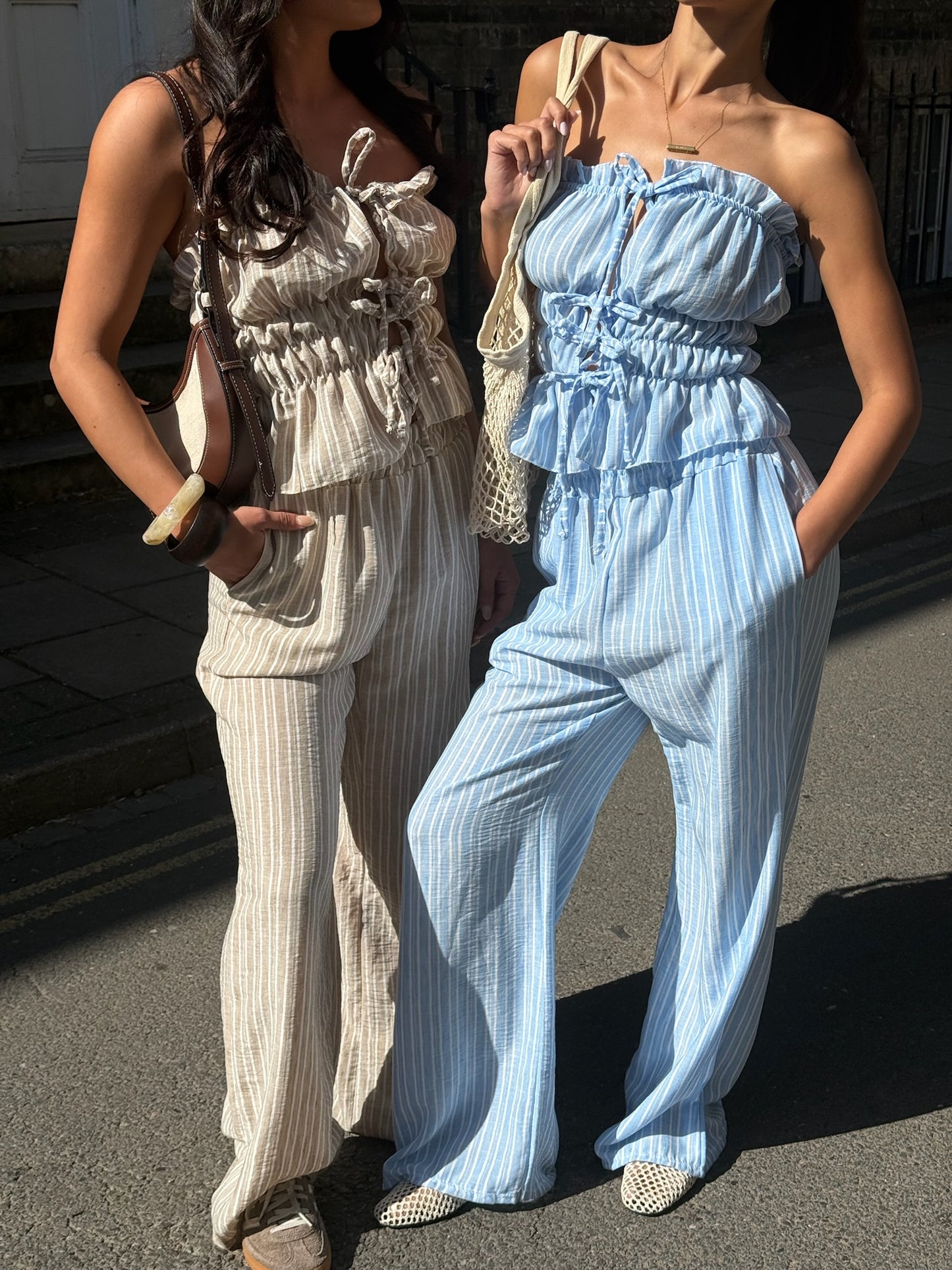Bandeau Pinstripe Co-ord